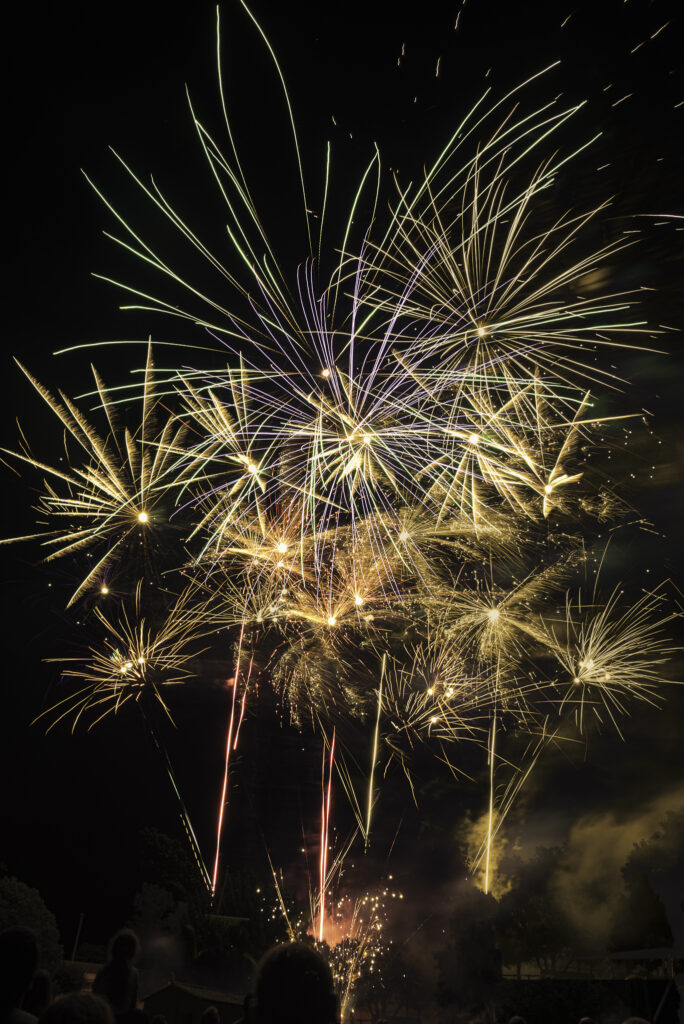 Les quatre éléments : Feu  - Feu d'artifice lors du 14 juillet