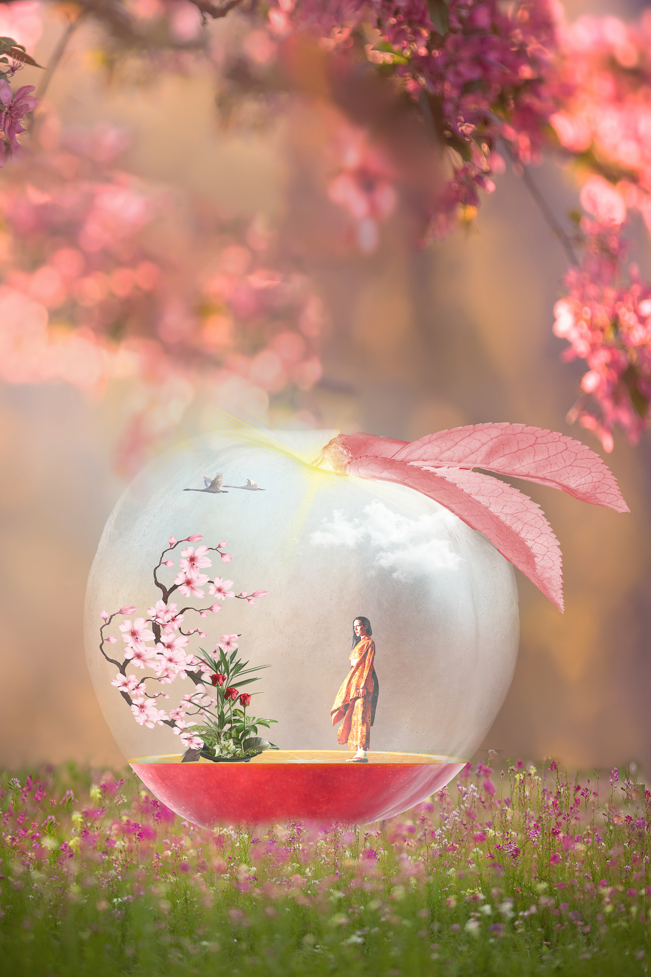 Création numérique artistique avec effets visuels innovants