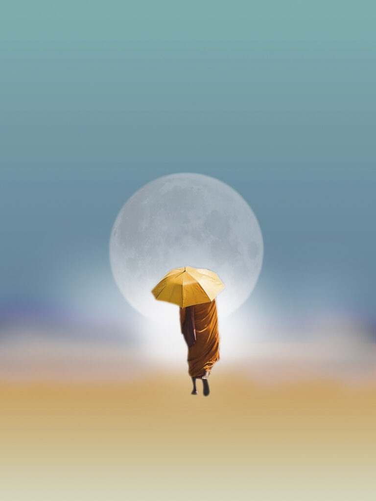 Photomontage artistique surréaliste pour illustration conceptuelle moderne